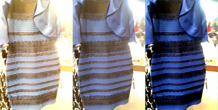 blue black dress